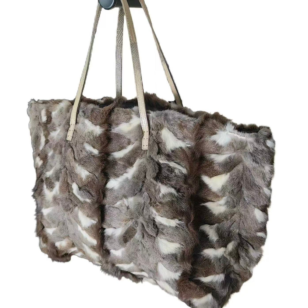 Fendi snakeskin chincella fur bag
