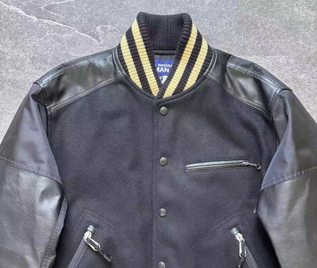 Junya Watnabe MAN 23AW Wool Nylon Varsity Jacket