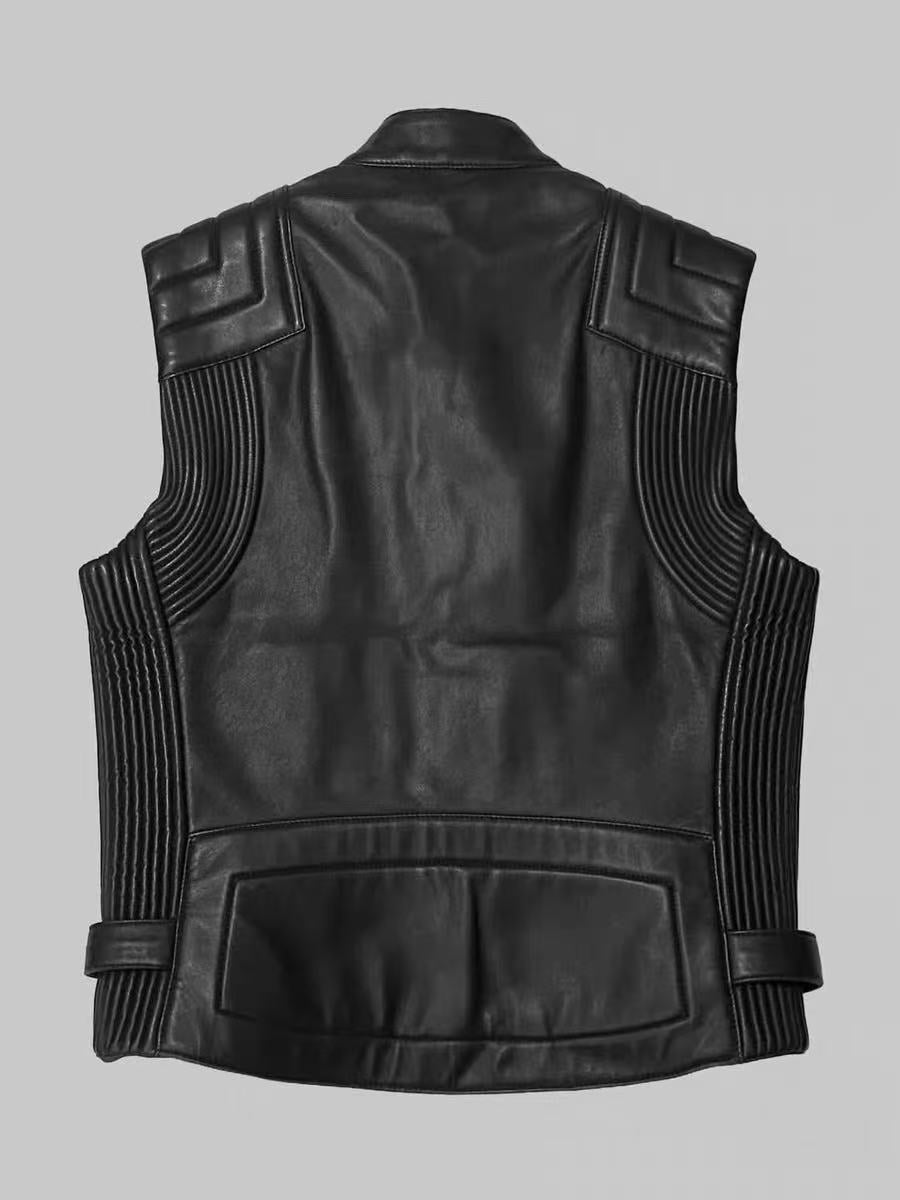 Gucci Black Leather Vest