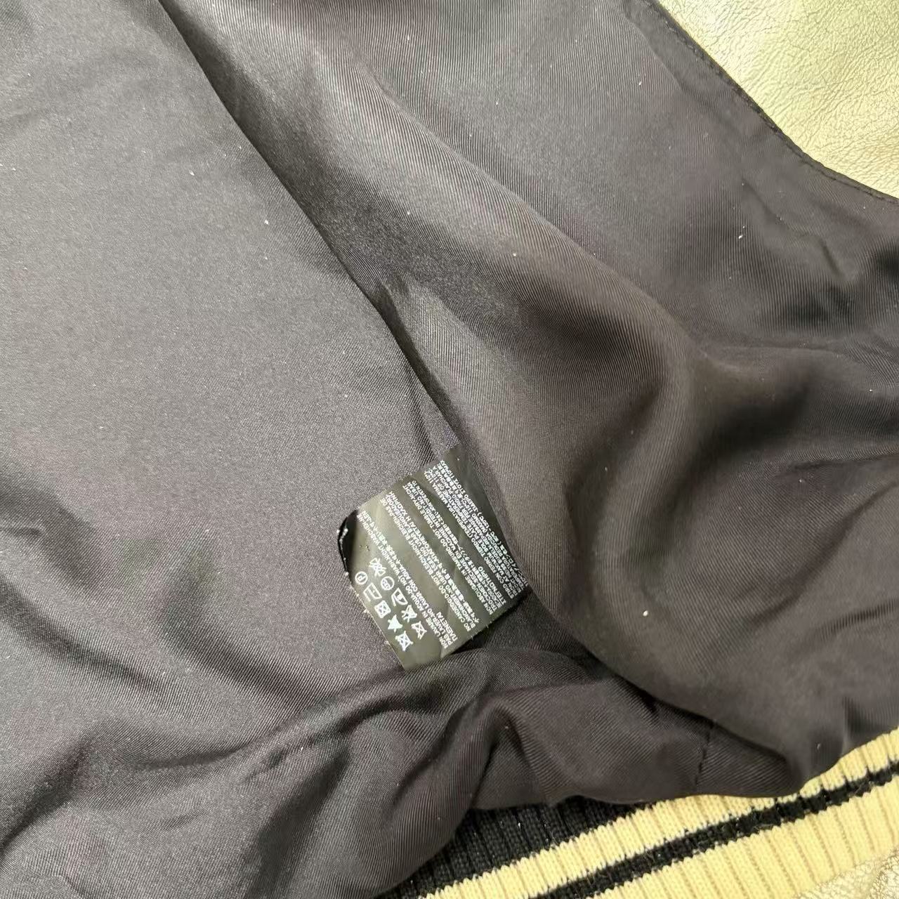 Saint Laurent 14SS Silver Varsity Leather Jacket