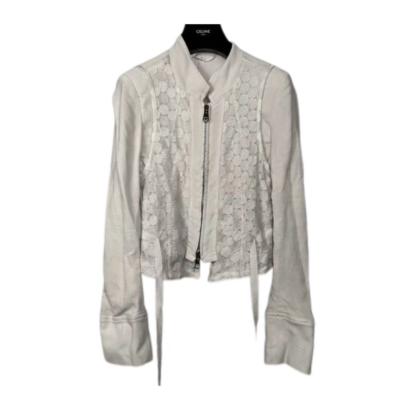 Ann Demeulemeester Cropped Lace Jacket