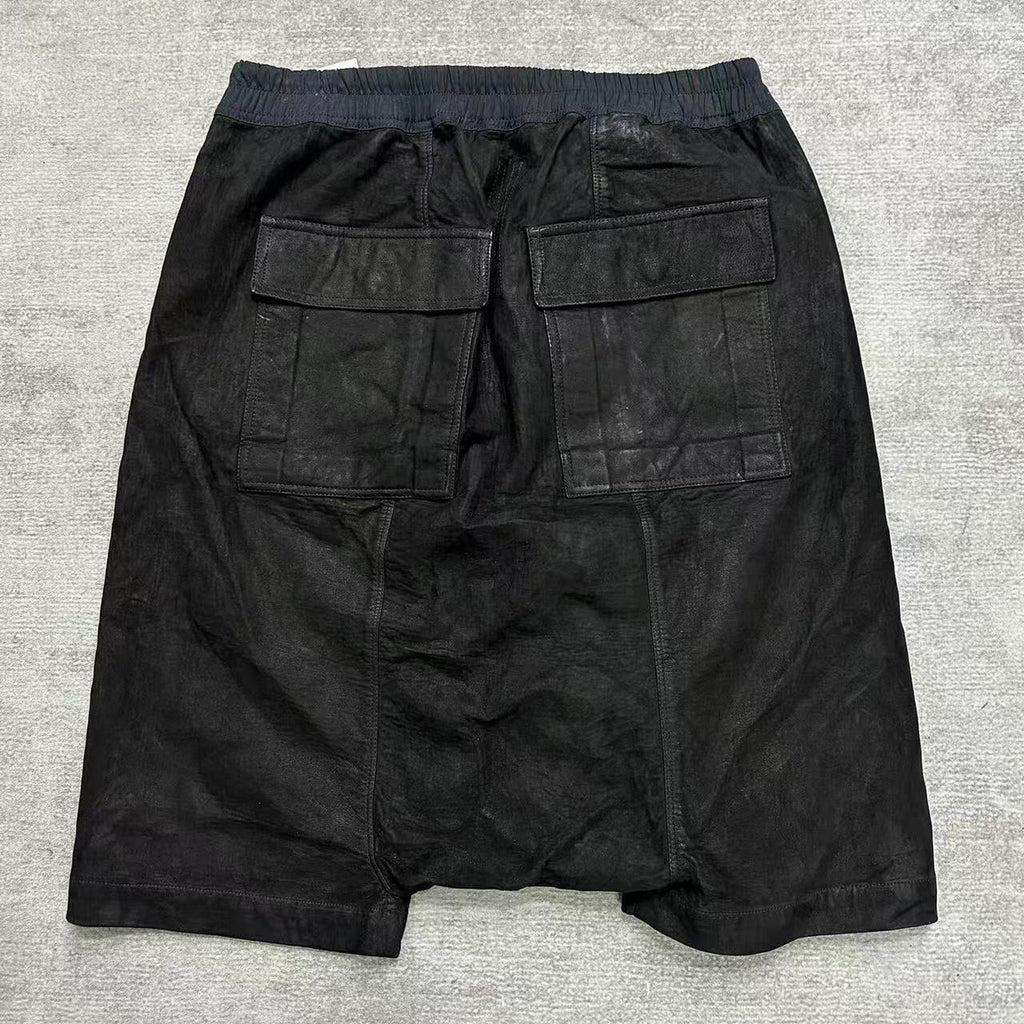 Rick Owens 15AW Leather Shorts