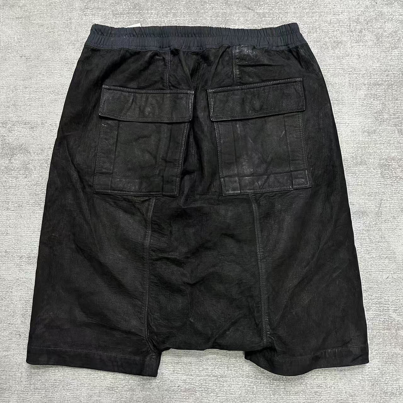 Rick Owens 15AW Leather Shorts