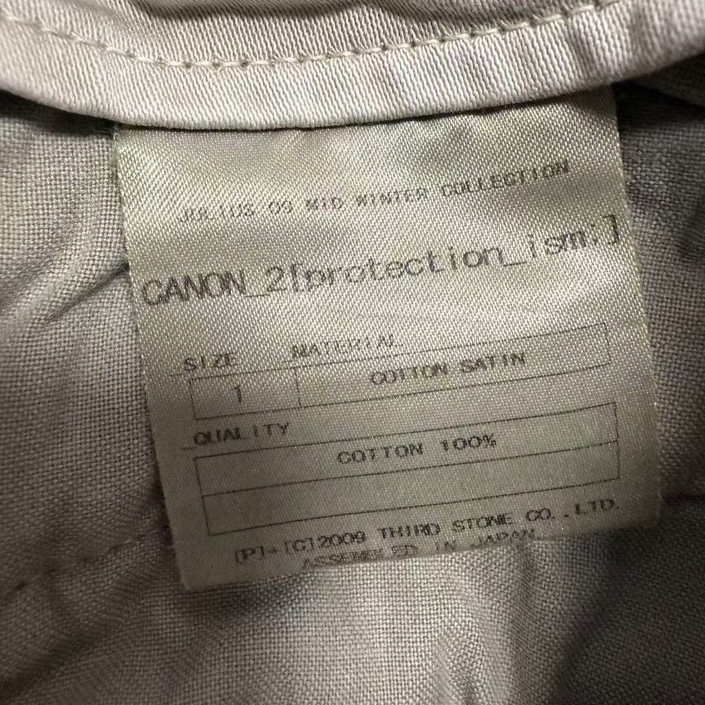 Julius 09AW Gas Mask Cargo Pants