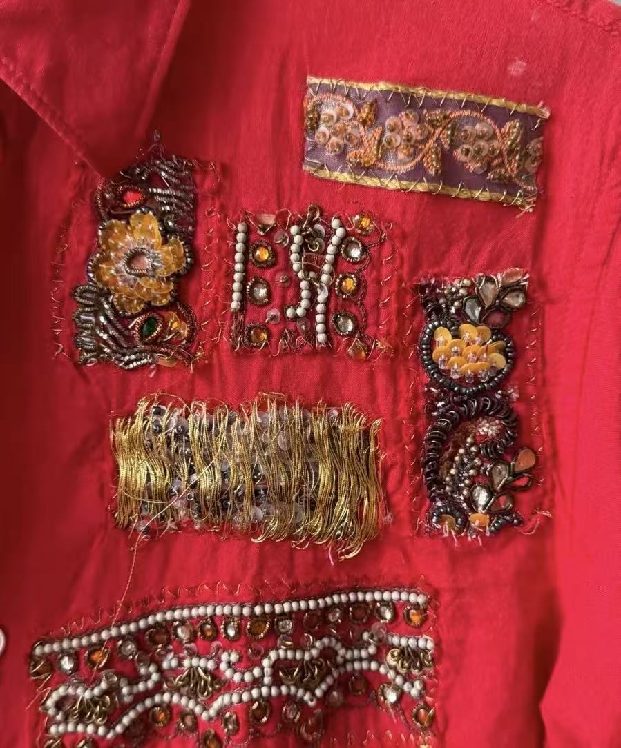 COMME des GARÇONS Beads Sequin Shirt
