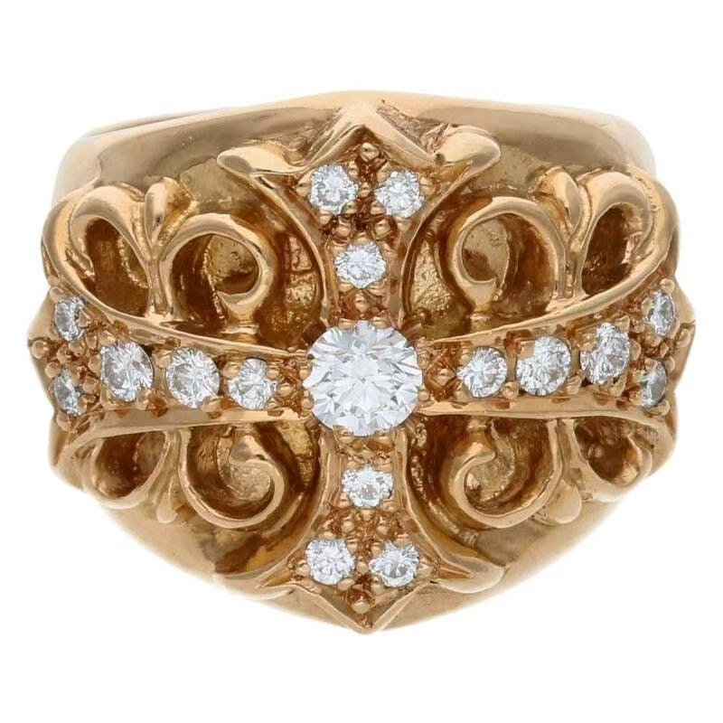 Chrome Hearts 22k Gold Keeper Ring