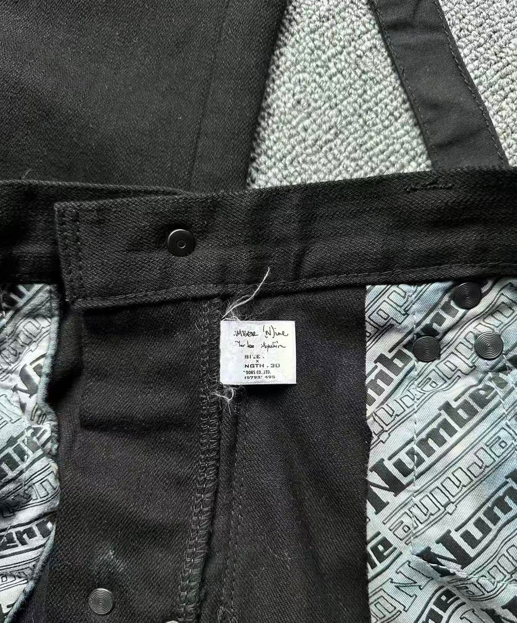 Number Nine 06ss Noir Strap Denim