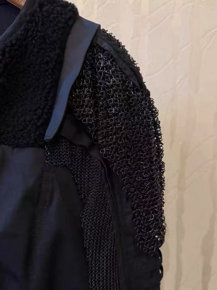Rick Owens Panelled Biker Jacket