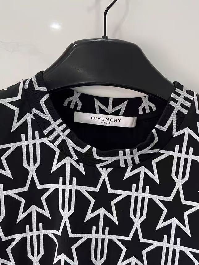 Givenchy by Riccardo Tisci 2016 All-Over Star Print T-Shirt