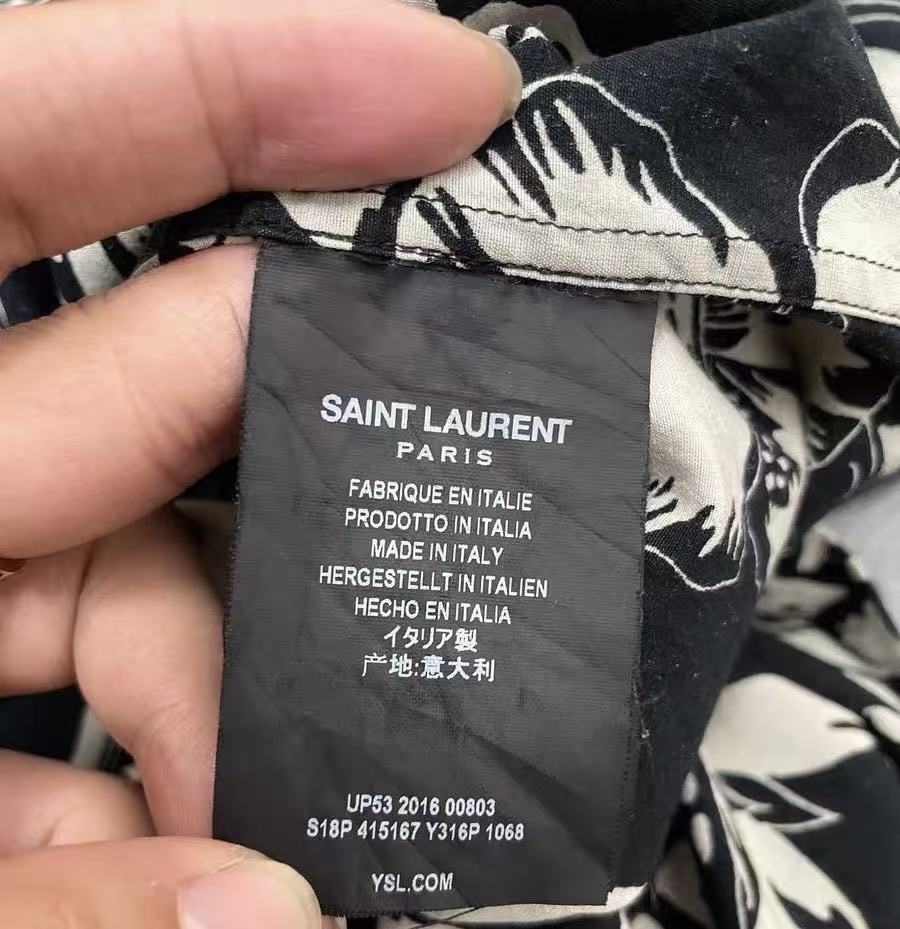 Saint Laurent 16SS Hawaiian Shirt