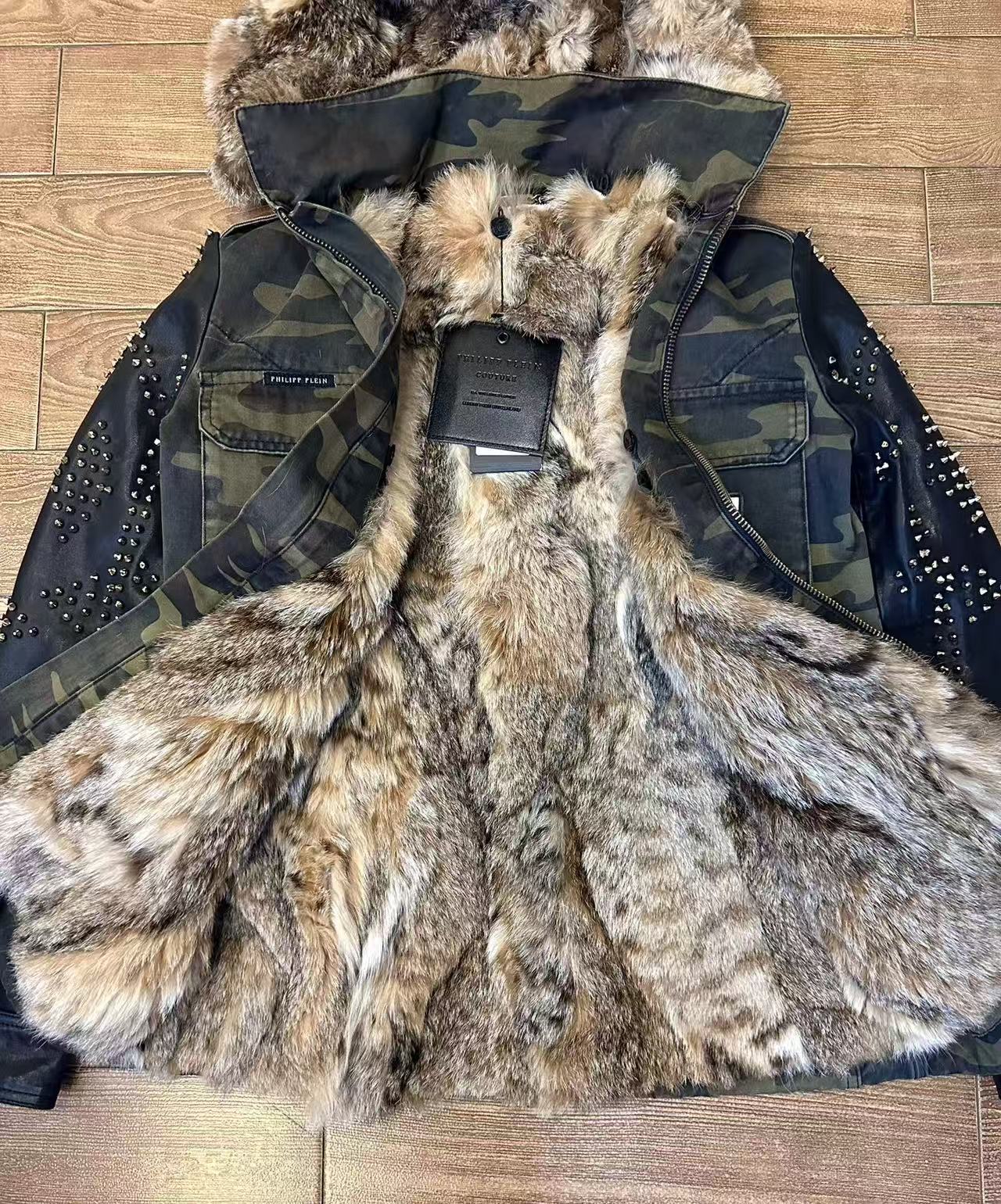 Philipp Plein FW15 Camouflage Parka