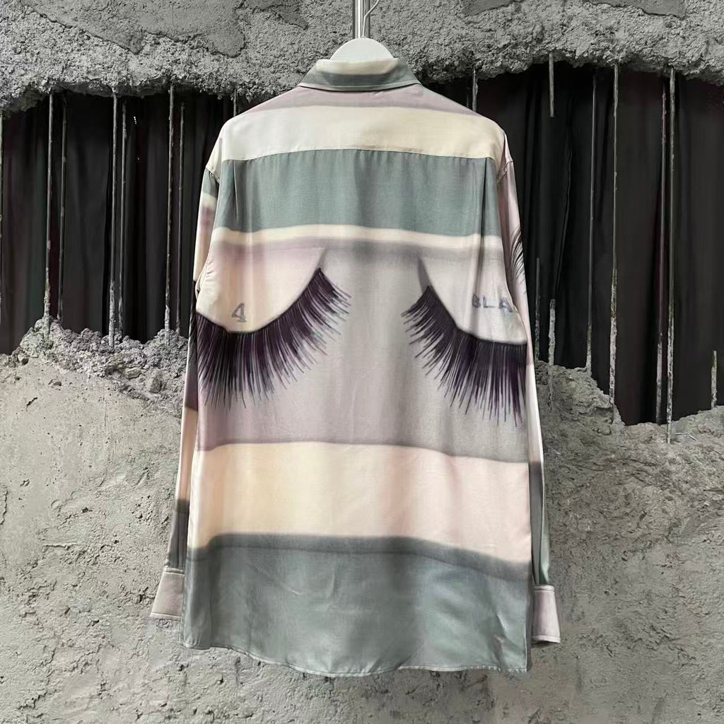 Celine Eyelash Print Shirt