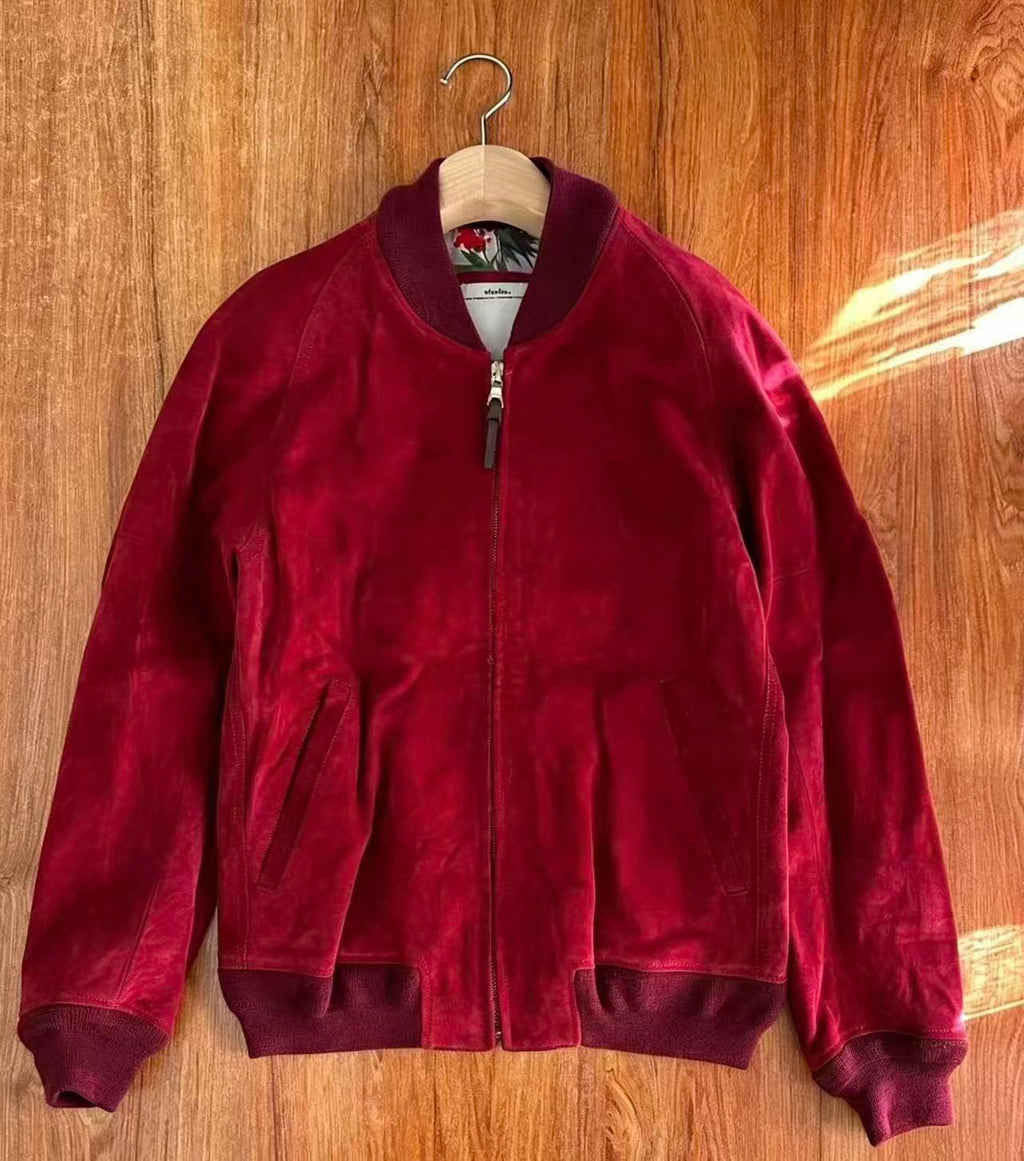 Visvim 14AW Suede Varsity Jacket