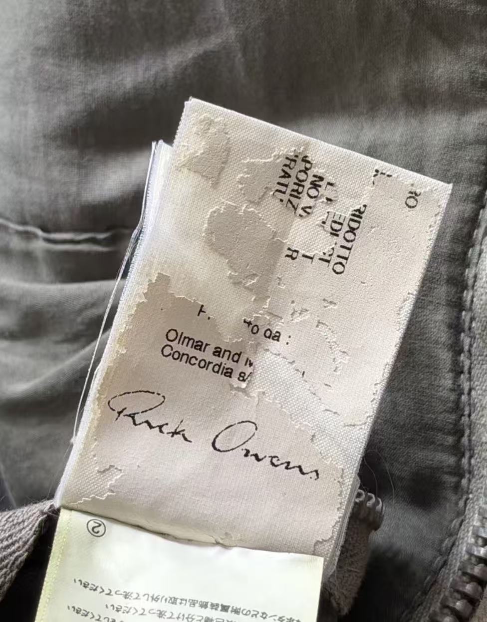 Rick Owens 09AW CRUST Pilot F-1 Jacket