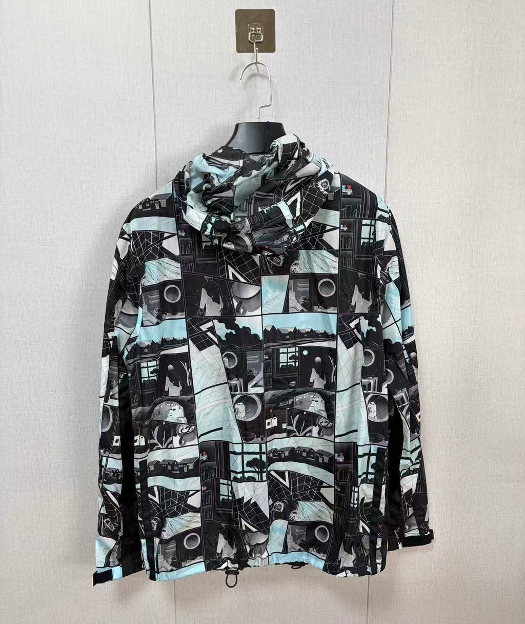 Prada 18SS Pop Art Comic Graphic Print Hooded Jacket
