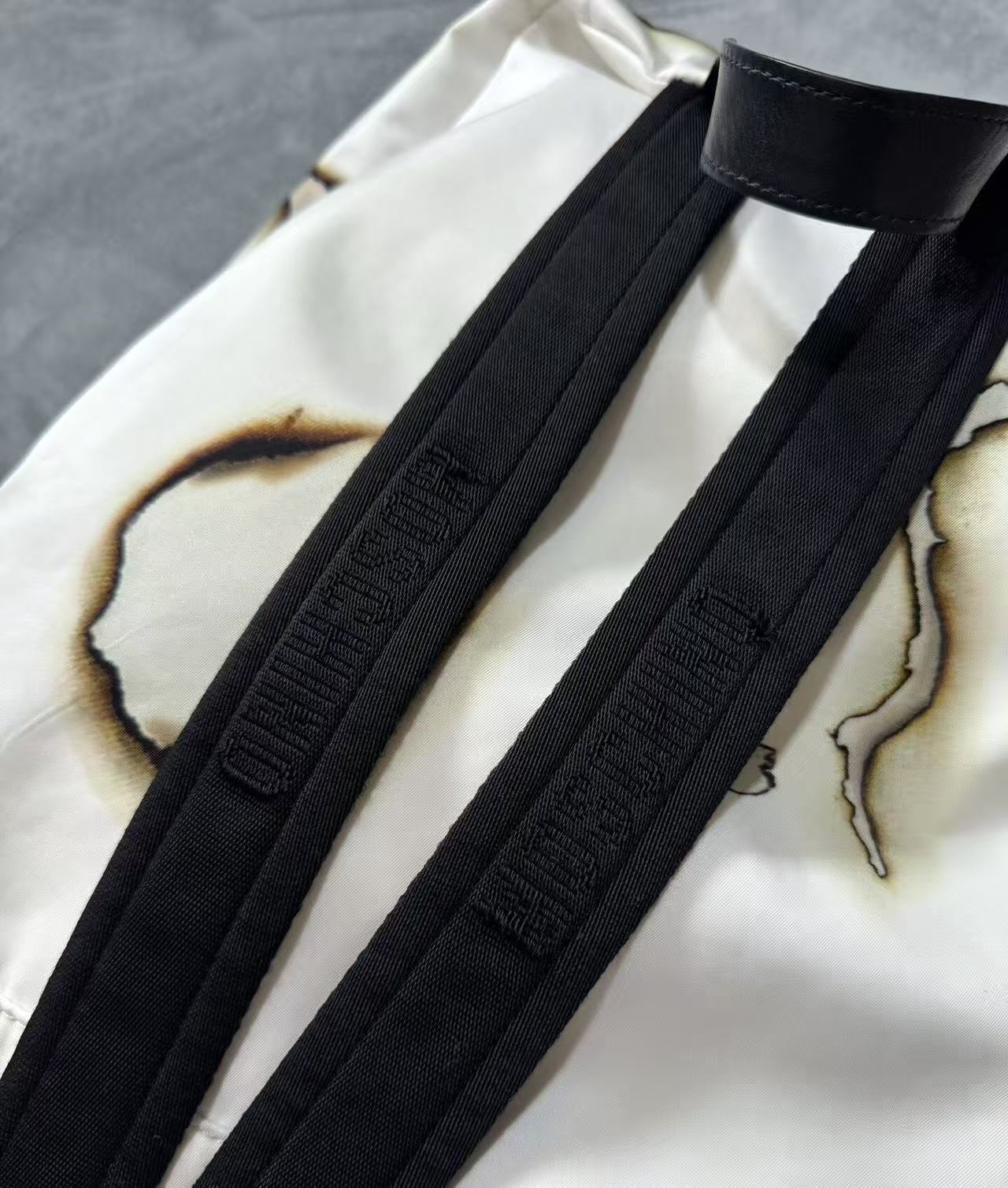 Moschino 14FW Cigarette Burn Backpack