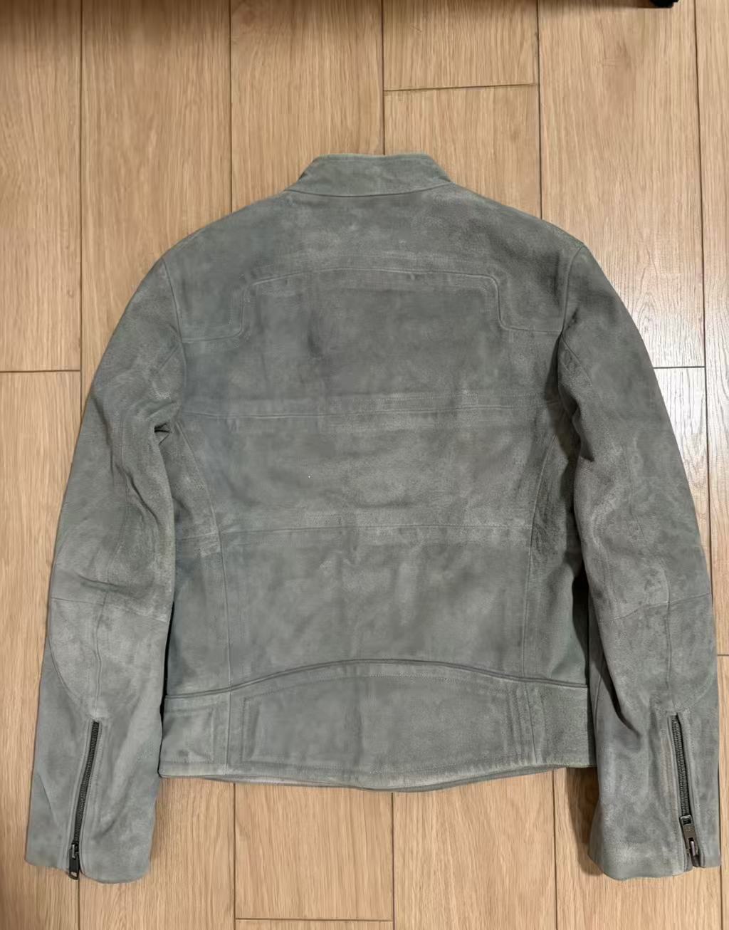 Gucci By Tom Ford Suede Biker Jacket