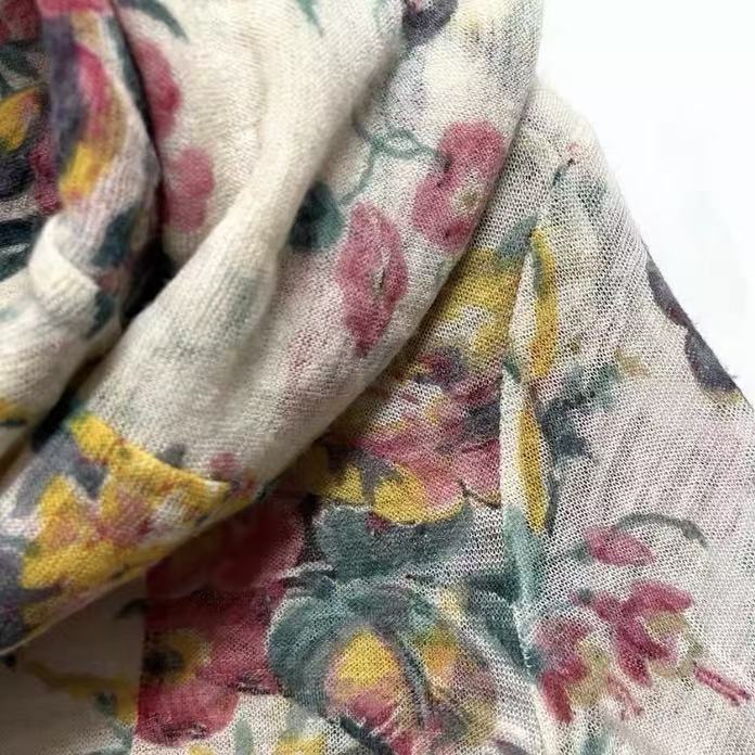 Junya Watanabe 2004AD Floral Cowl Neck Shirt