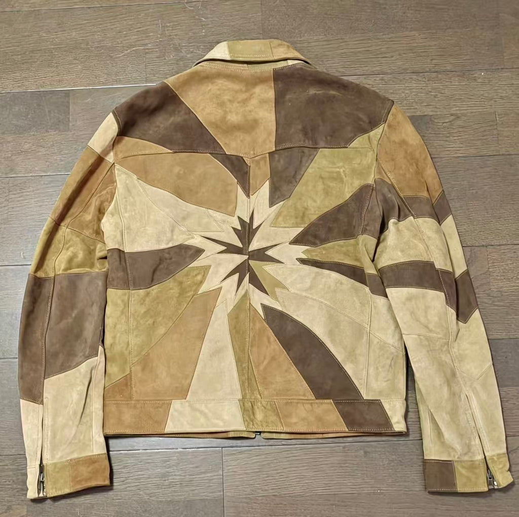 Saint Laurent 15SS Paneled Suede Jacket