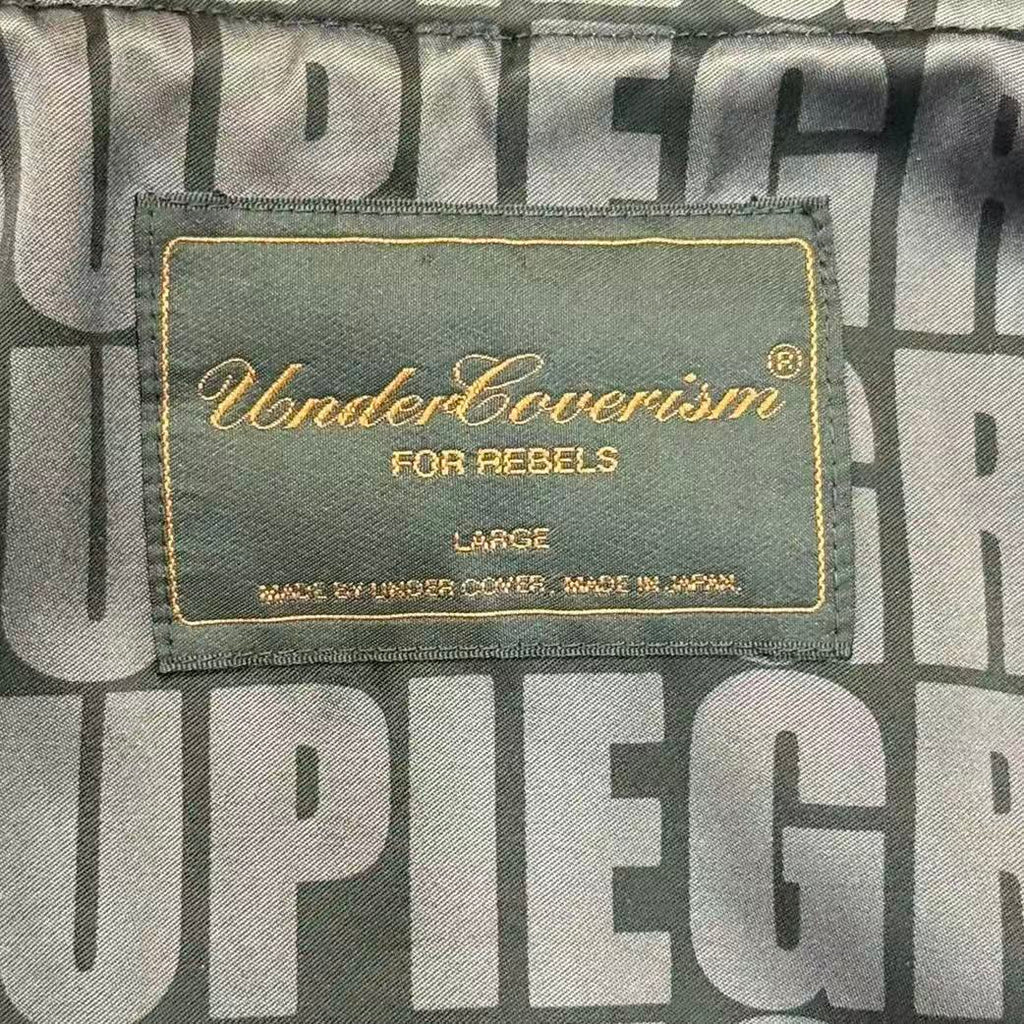 Undercover 02AW Teddy Bear Velour Bomber Jacket