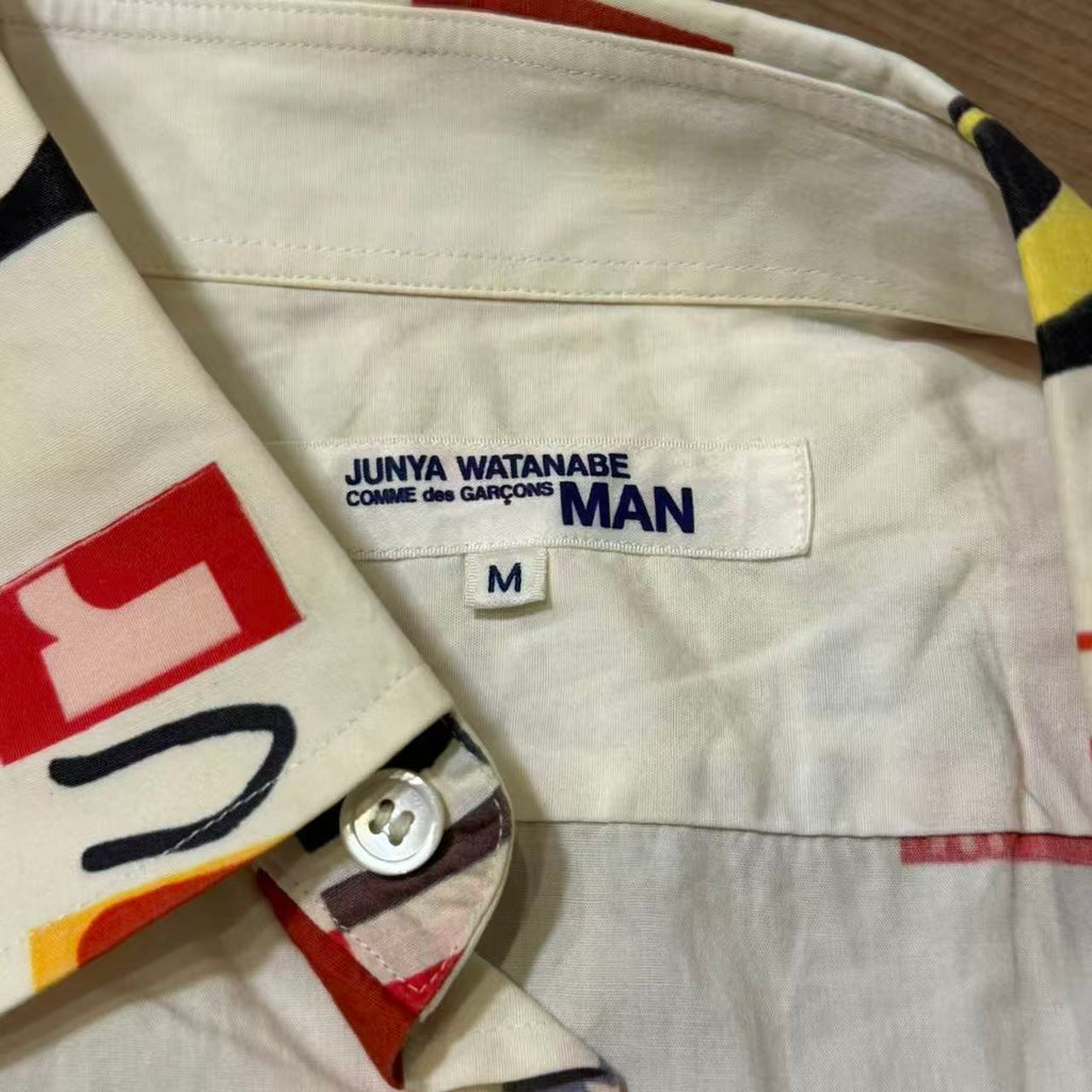 Junya Watanabe 02SS Ransom Note Poem Shirt