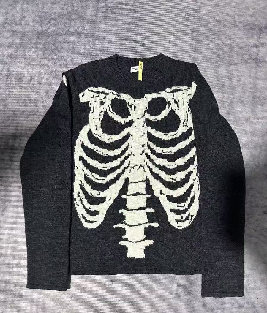 Saint Laurent 18AW Skeleton Sweater