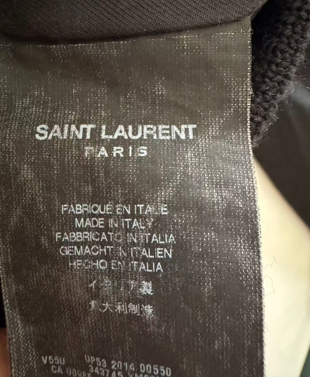 Saint Laurent 14fw Teddy Varsity Jacket