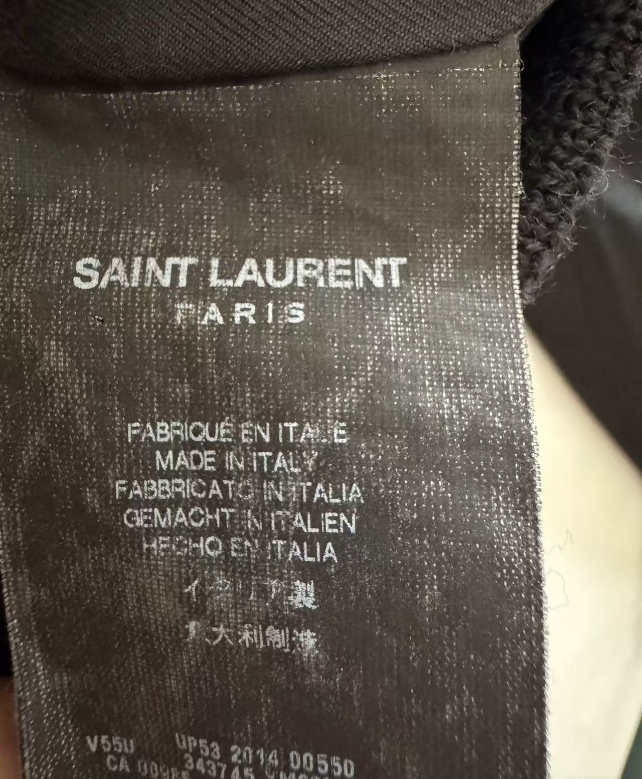 Saint Laurent 14fw Teddy Varsity Jacket