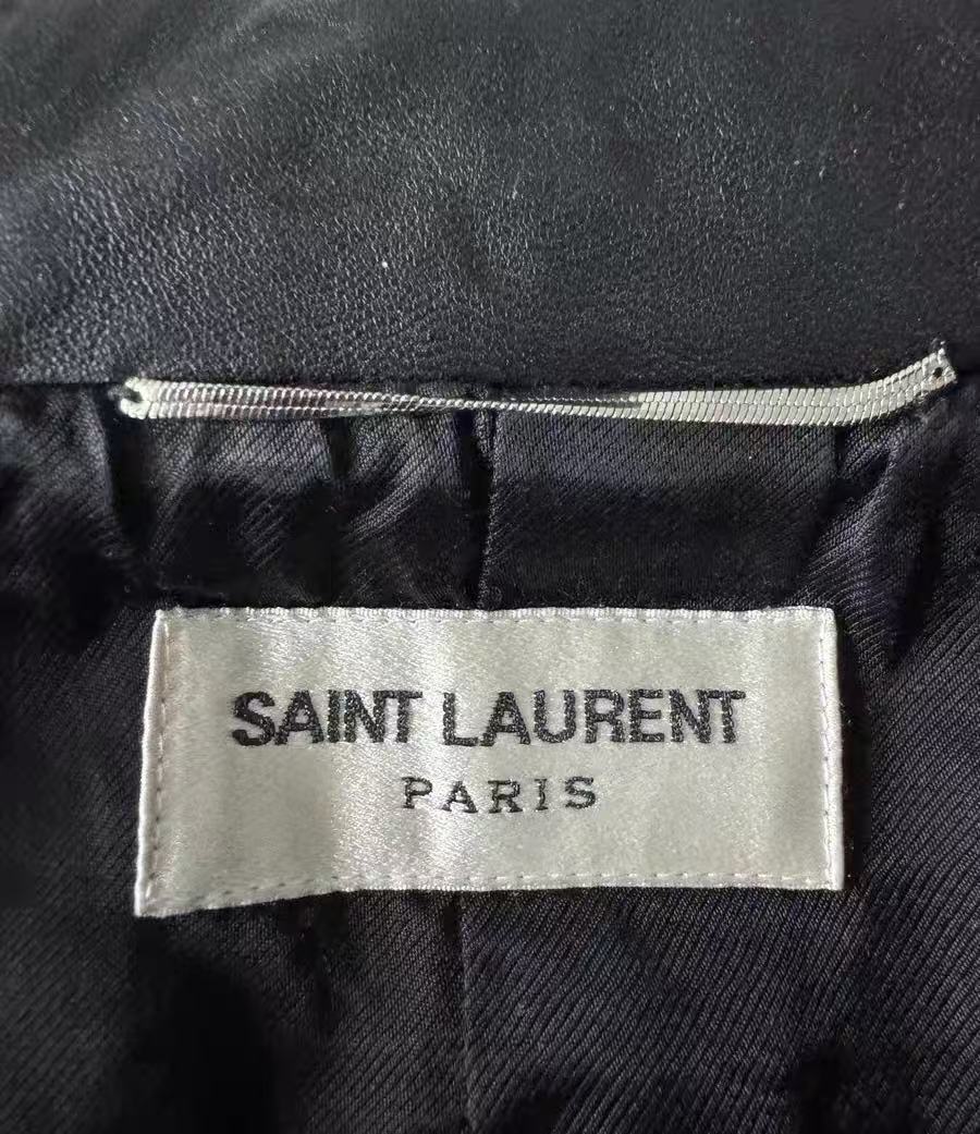 Saint Laurent 13SS Black Officer Jacket