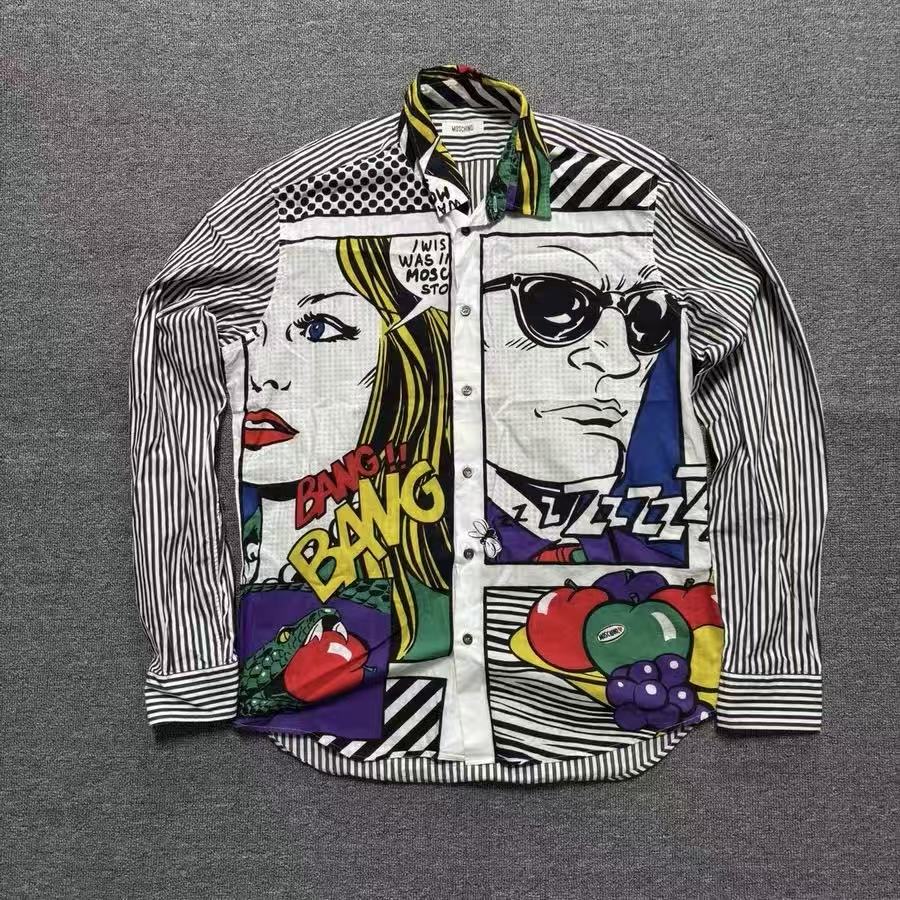 Moschino Pop Art Comic Print Shirt