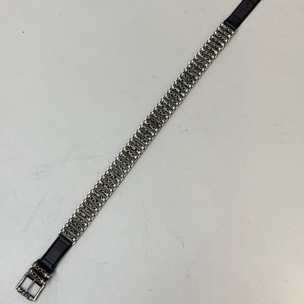 Chrome Hearts Celtic Roller Leather Belt