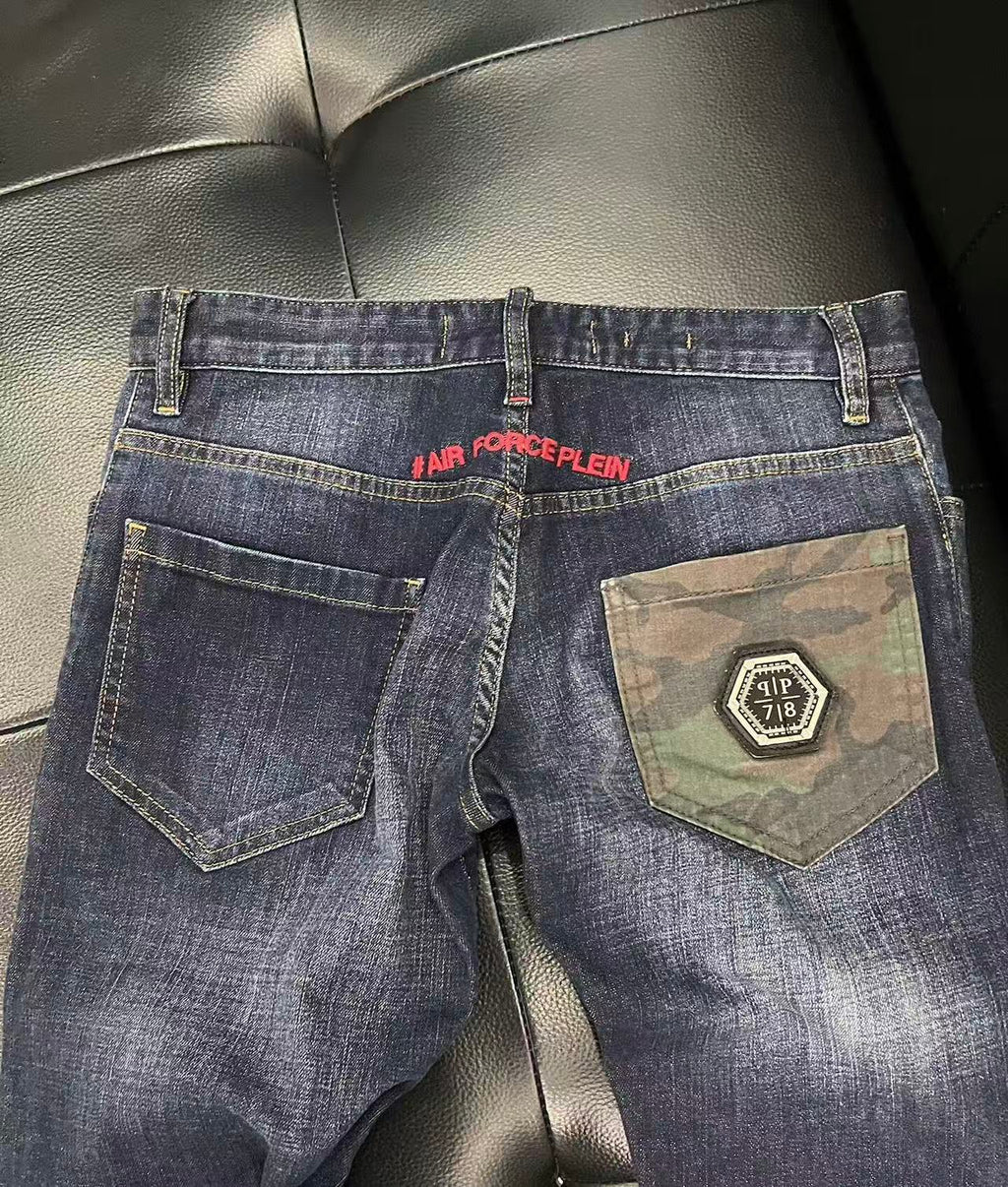 Philipp Plein FW16 Illegal Fight Club Distressed Denim