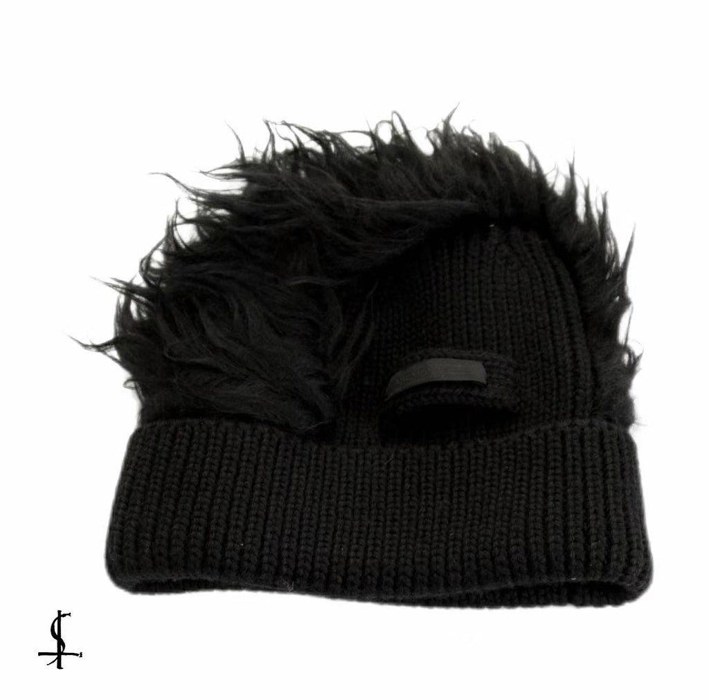 Prada 19AW Mohair Mohawk Beanie