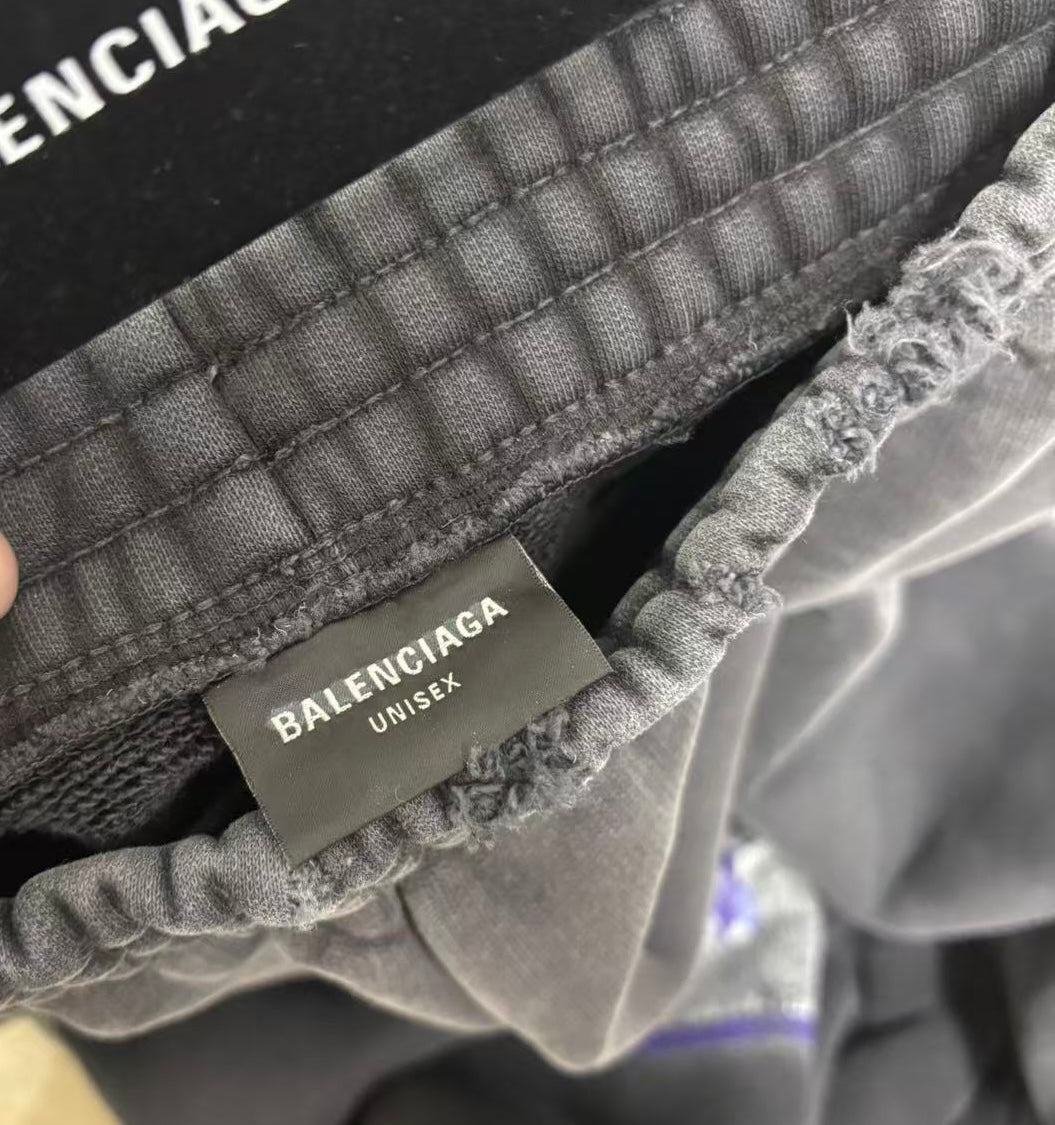 Balenciaga 2023 Graphic Print Lounge Bottoms
