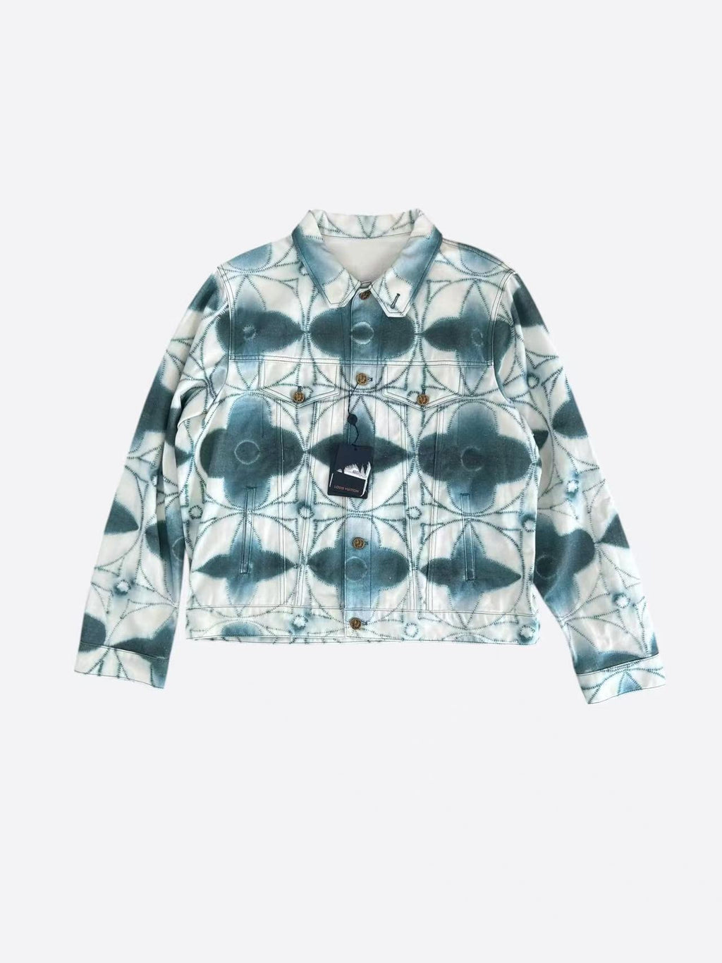 Louis Vuitton 23SS Monogram Shibori Printed Denim Jacket