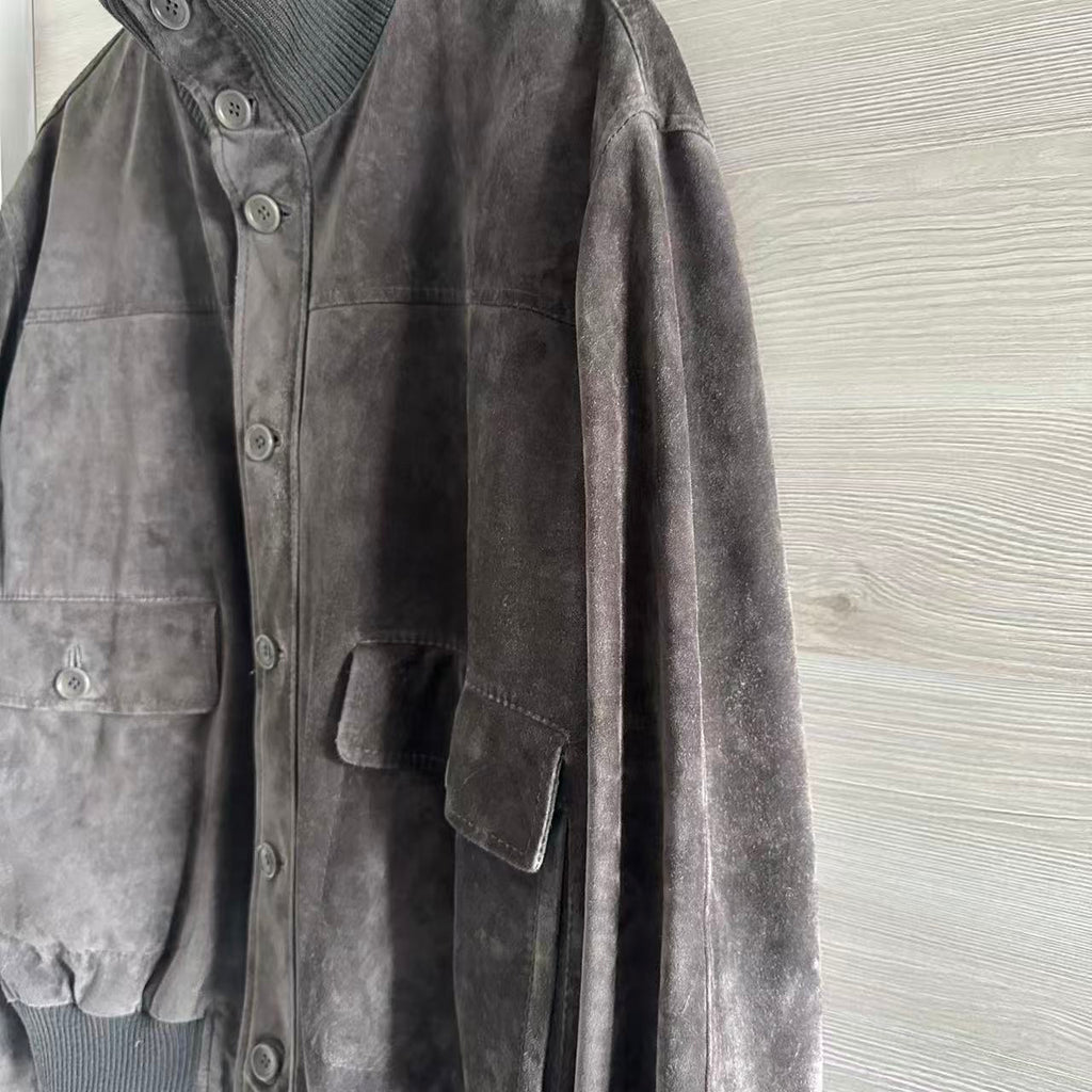 Gucci By Tom Ford 01aw A1 Suede grey Jacket