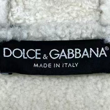 Dolce&Gabbana Shearling Leather Hooded Jacket