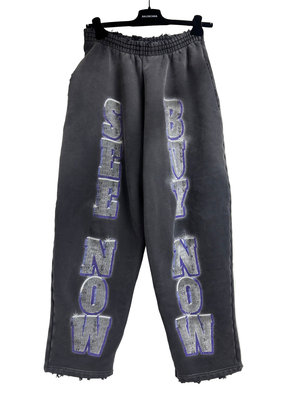 Balenciaga 2023 Graphic Print Lounge Bottoms