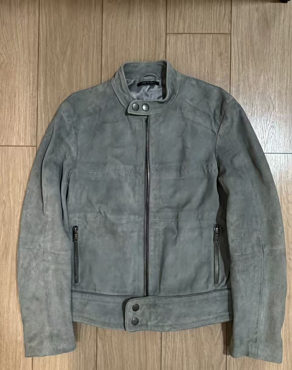 Gucci by Tom Ford 04SS Suede Biker Jacket