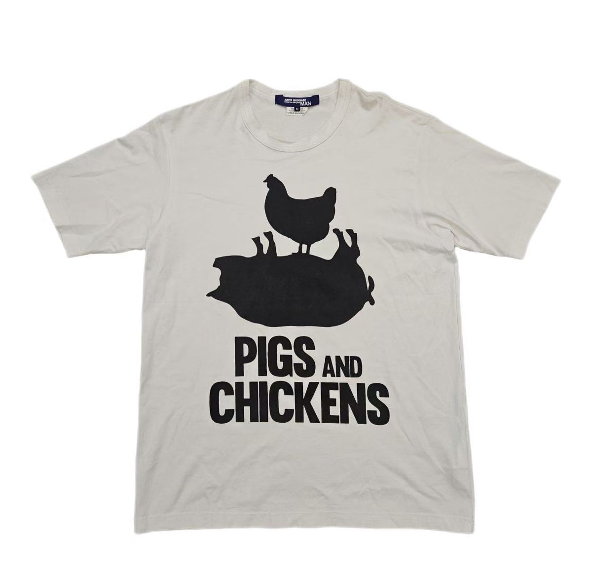 Junya Watanabe 2019AD Pigs And Chickens Print Tee