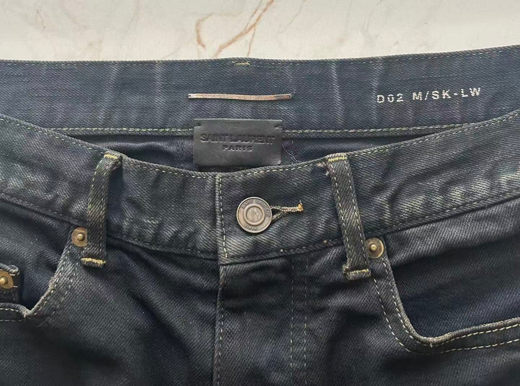 Saint laurent 15ss D02 oil spill denim