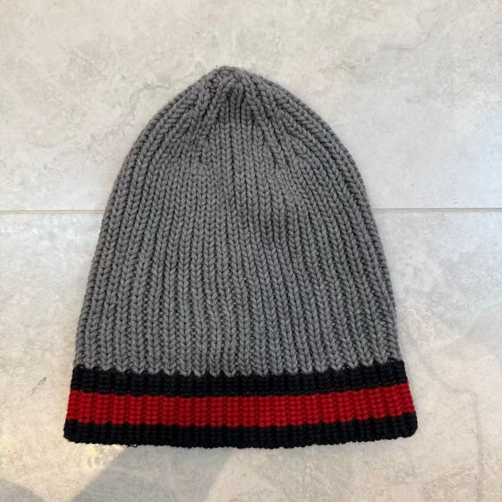 Gucci Ribbed Knit Wool Beanie