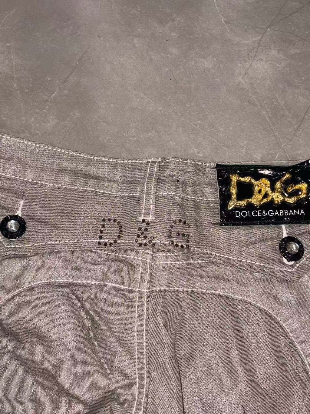 Dolce&Gabbana 00s Coated Jeans