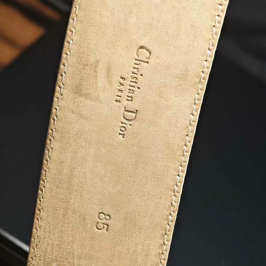 Christian Dior By John Galliano Leather Belt