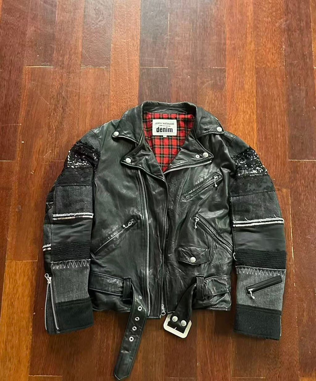 Junya Watanabe Denim  Leather Jacket