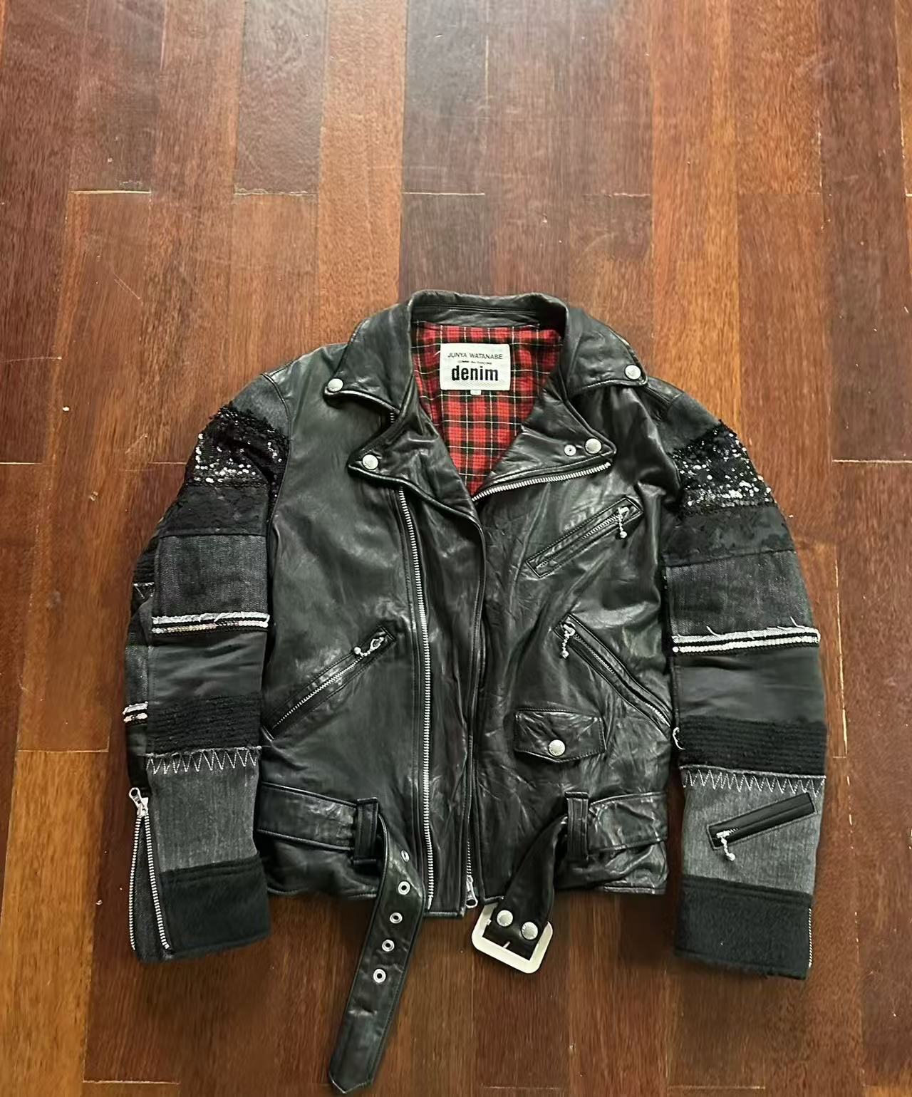 Junya Watanabe Denim  Leather Jacket