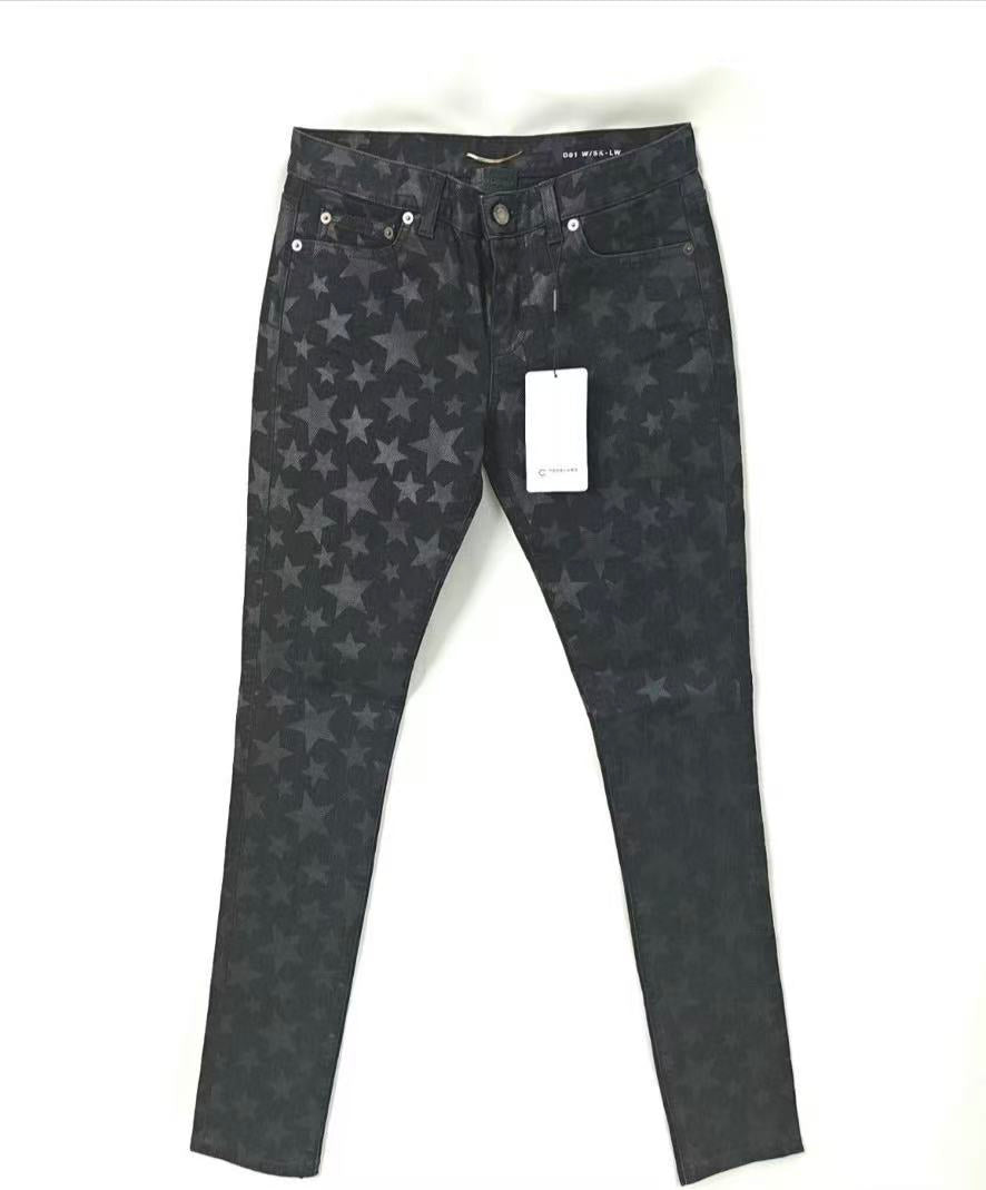 Saint Laurent Star Print D01 Jeans