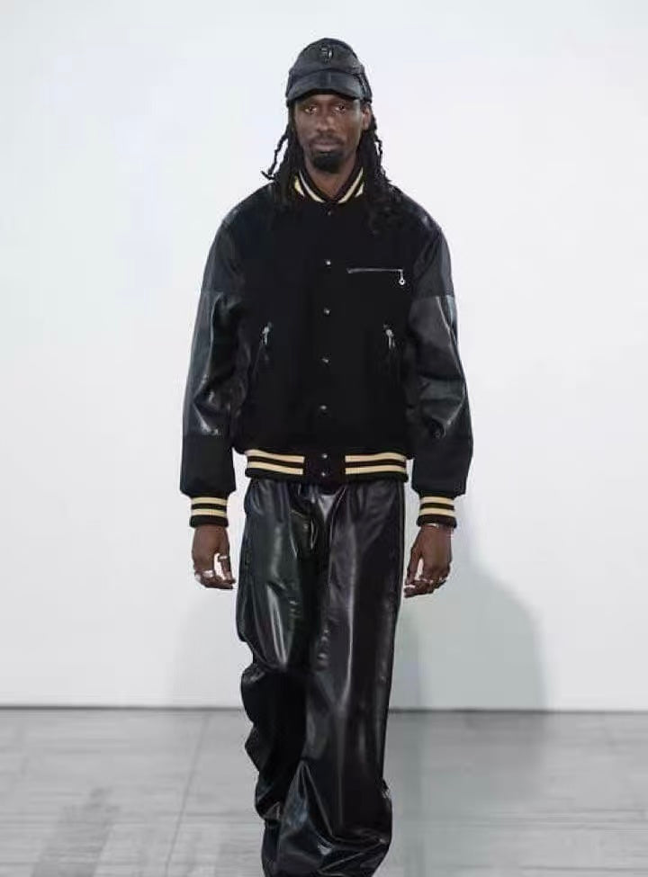 Junya Watnabe MAN 23AW Wool Nylon Varsity Jacket