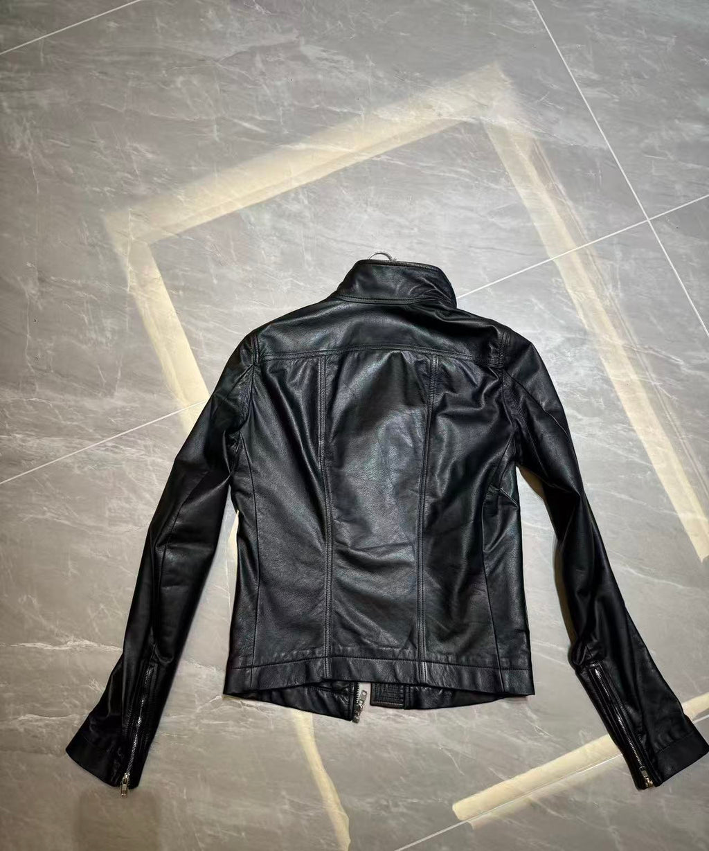 Rick Owens 14 Mollino Leather Jacket
