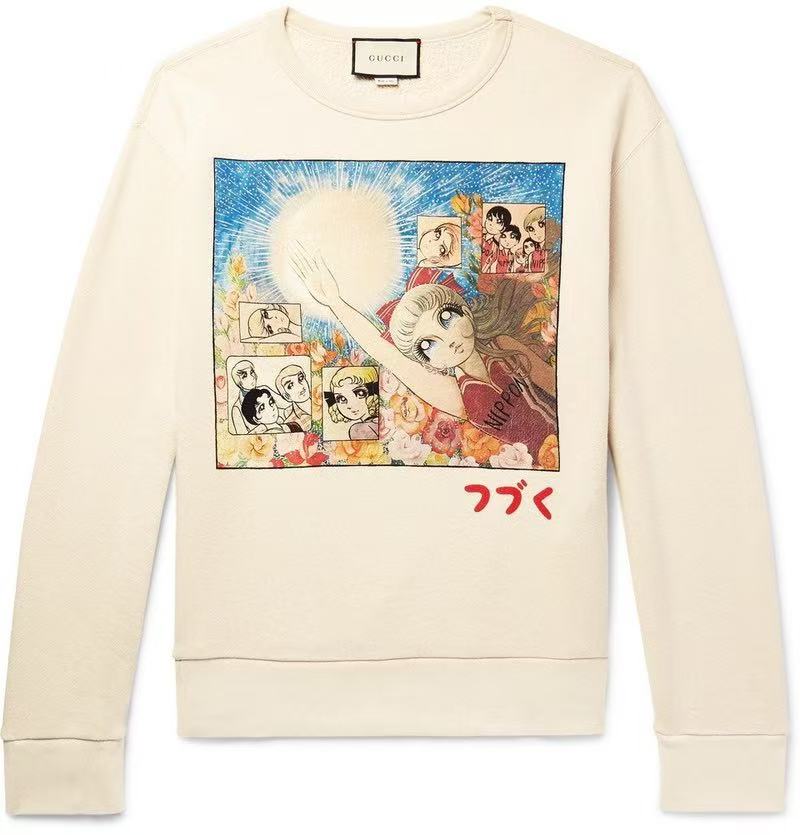 Gucci 18AW Chikae Ide Manga Graphic Print Sweatshirt